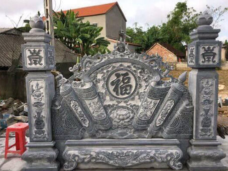 Cuốn Thư Đá – Biểu Tượng Phong Thủy Trấn Trạch Tâm Linh Trong Kiến Trúc Cổ Truyền