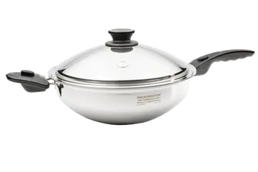 5 Qt./4.7L Gourmet Wok with Cover, Saladmaster, We Cook Healthy, Milena Elnatanova, cooking show