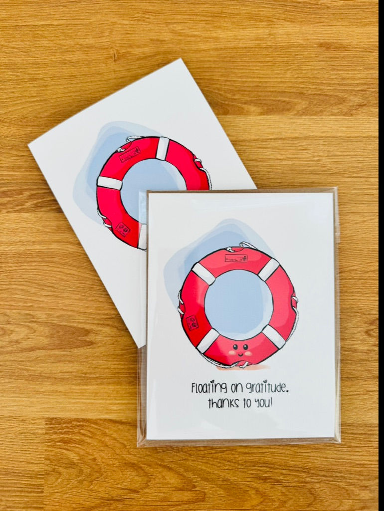 Thumbnail: Floating On Gratitude Card