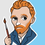 Miniaturbild: Clipart Vincent van Gogh, 6 Sticker, png, svg