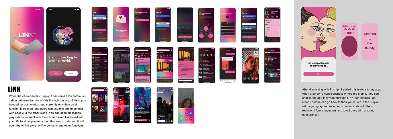 Software Examples Pink App design | My Site 2