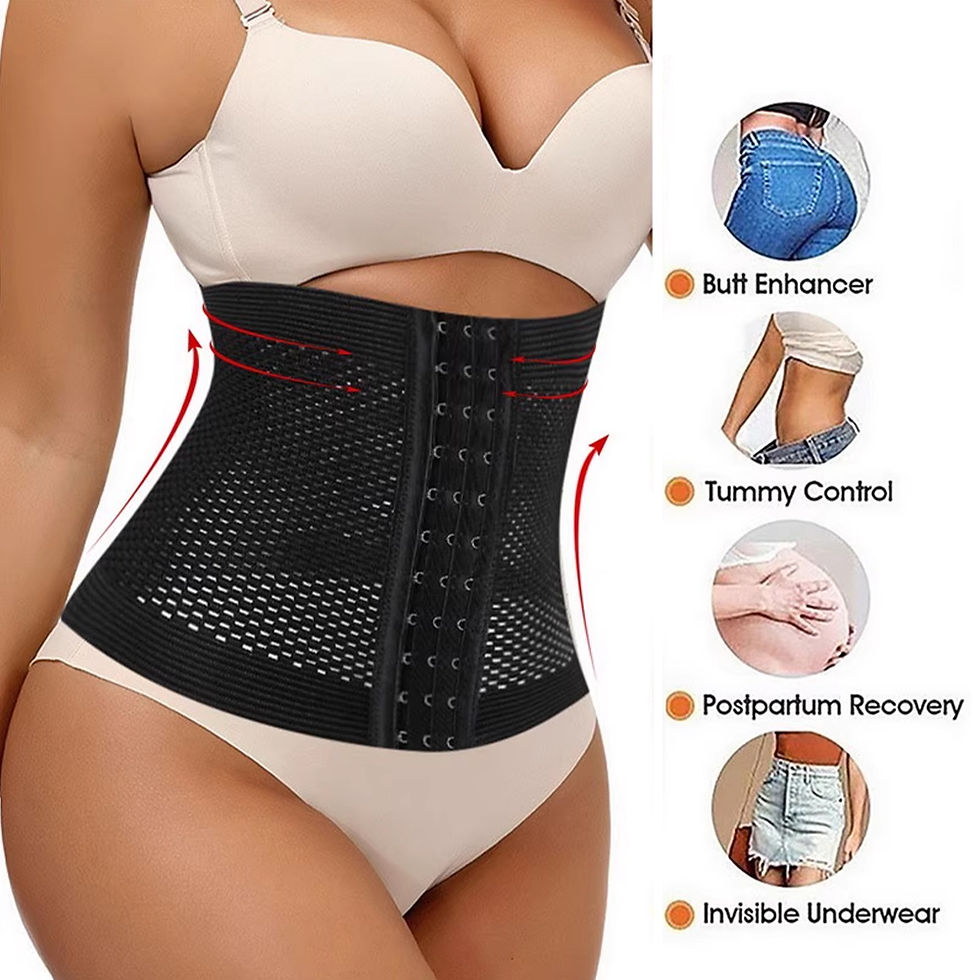 Thumbnail: Adjustable Female Modeling Belt: Lumbar Support and Waist Reduction in One!