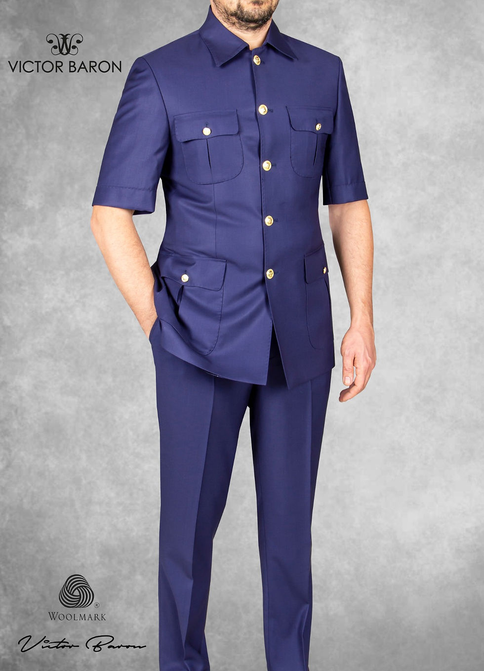 Thumbnail: Short Sleeve Suits Victor Baron