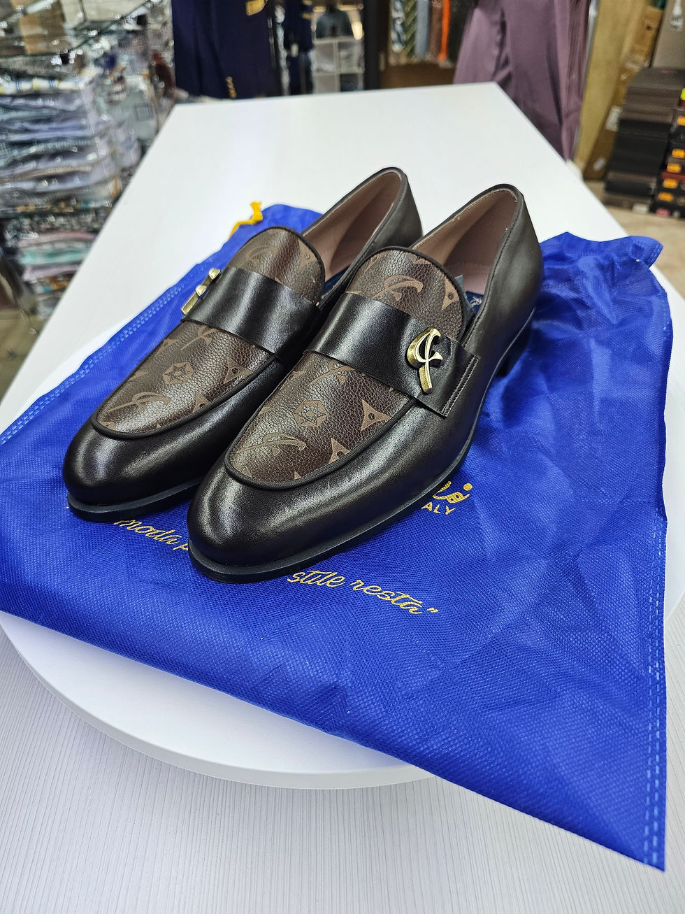 Thumbnail: Red Ferdinando Italian Mens Shoe