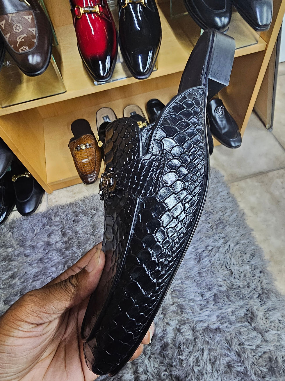 Thumbnail: Peter Ascot Italian Men's Slip-on Shoe