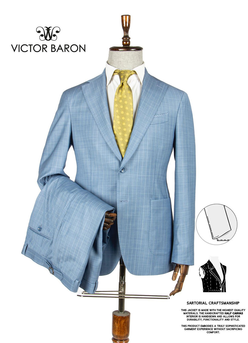 Thumbnail: Victor Baron Italian Men's Suit
