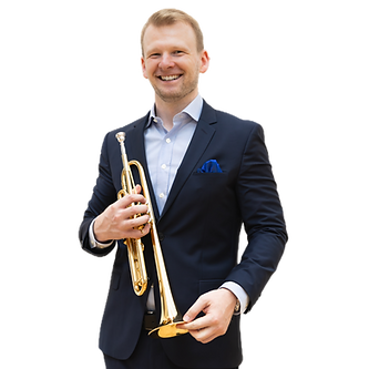 Klaus Weber mit der Trompete