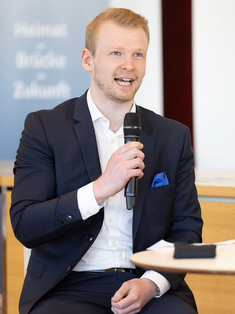 Klaus Weber bei einem Workshop