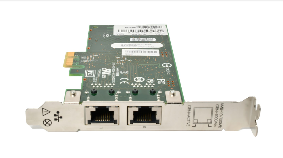 Miniatura: Tarjeta Red Dual Port Gigabit Pci Express X1 Hp 332t Bcm5720