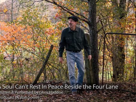 The making of the video for 'A Soul Can't Rest in Peace Beside the Four Lane.'