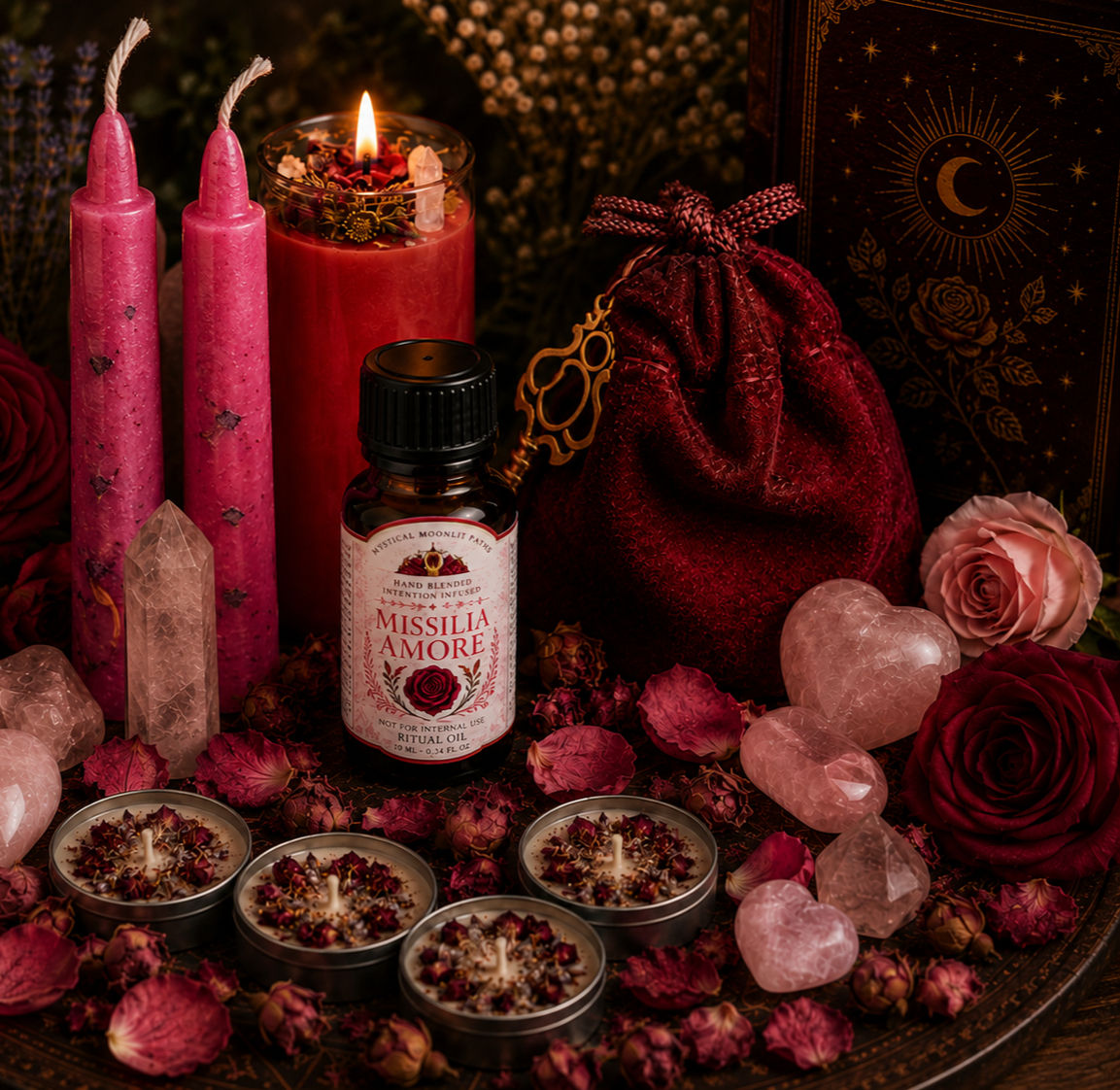 Love & Attraction Ritual Kit – Love Rockets