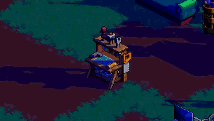 3D Bench Dynamic Lighting