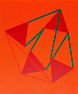 Plan d'une pyramide à 4 faces(정사면체도면)1-2_73x61cm.jpg