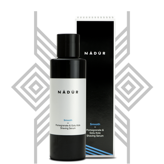 Pomegranate & Gotu Kola Shaving Serum from Nadur