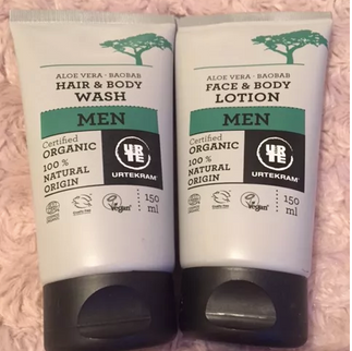 Urtekram; Body Care for Men.