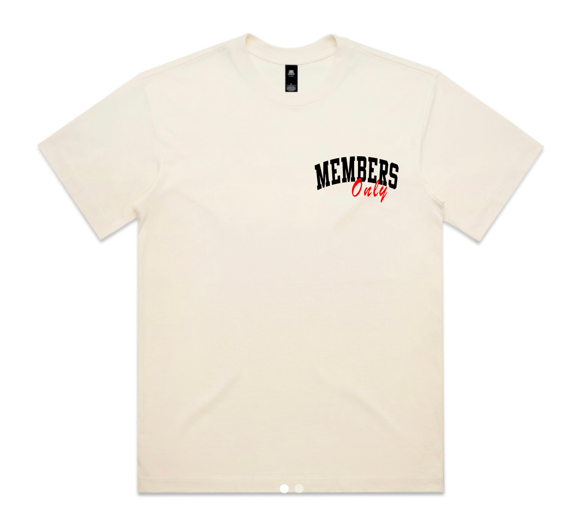 Members Only Tee Creme