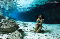 Con Apneista Camila Jaber, Mexico