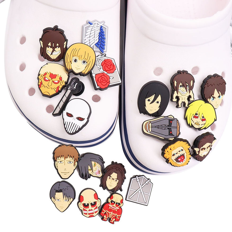 Thumbnail: Attack On Titan Shoe Charms