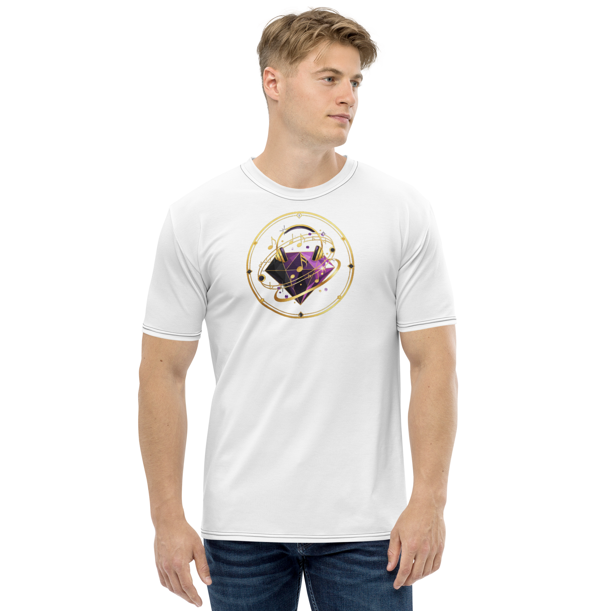 All-Over Print Men's Crew Neck T-Shirt