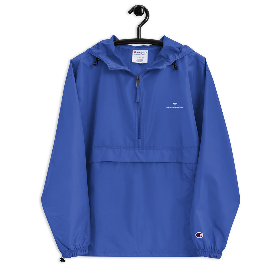 Thumbnail: Certified Drone Pilot - Embroidered Champion Packable Jacket