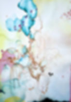 Fountainhead, 2024, Watercolor on Paper, 30 x 22 inches