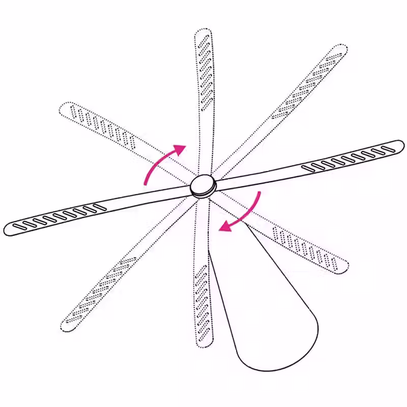 Miniatura: Ventilador Repelente de Moscas 360° – Proteção Inteligente para Mesas e Alimento