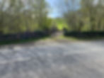 Bridle path opposite the petrol station at Loggerheads