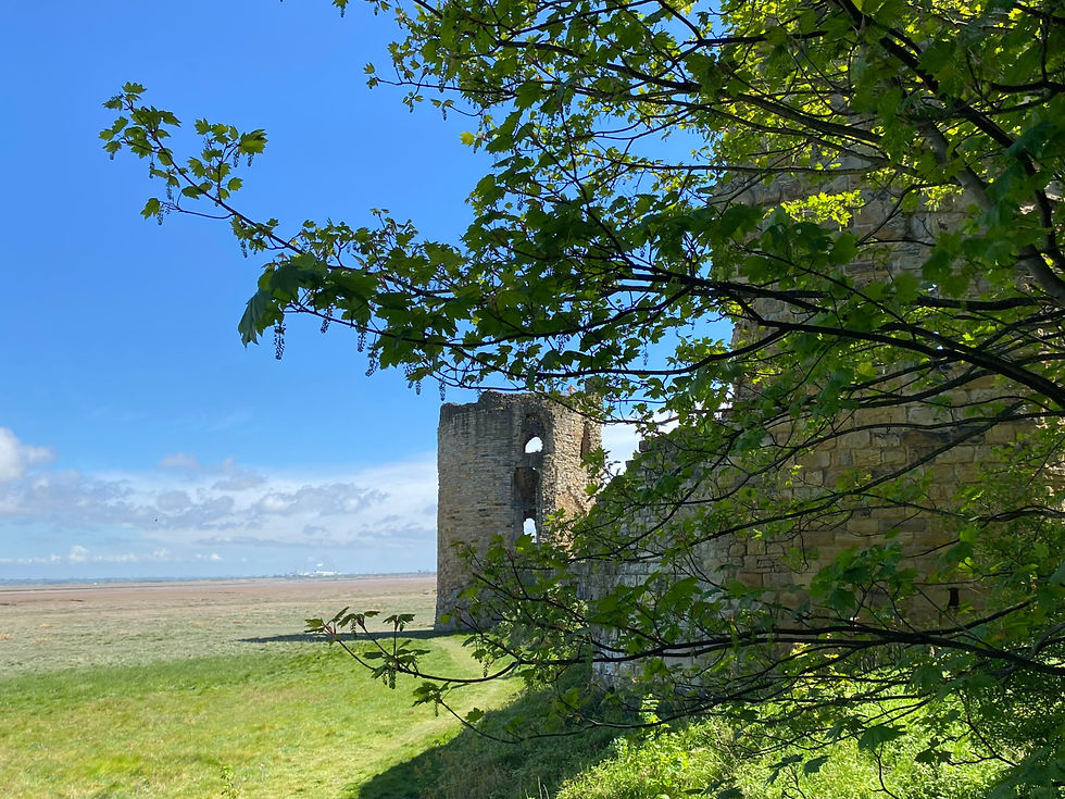 The castle at Flint marks the end of the walk