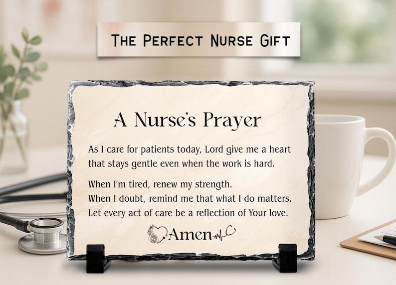Thumbnail: Nurse's Prayer Plaque