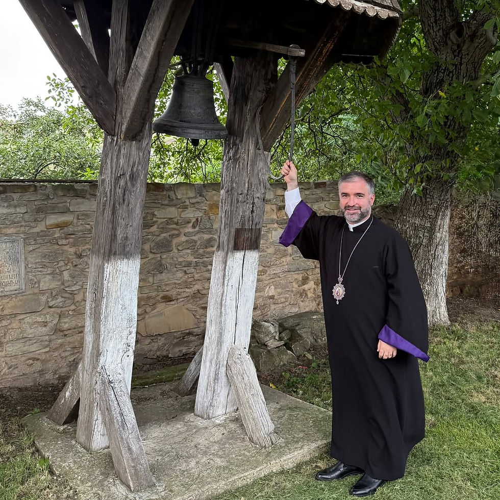At the Armenian Hagigadar Monastery in Suceava, Romania, August 2025
