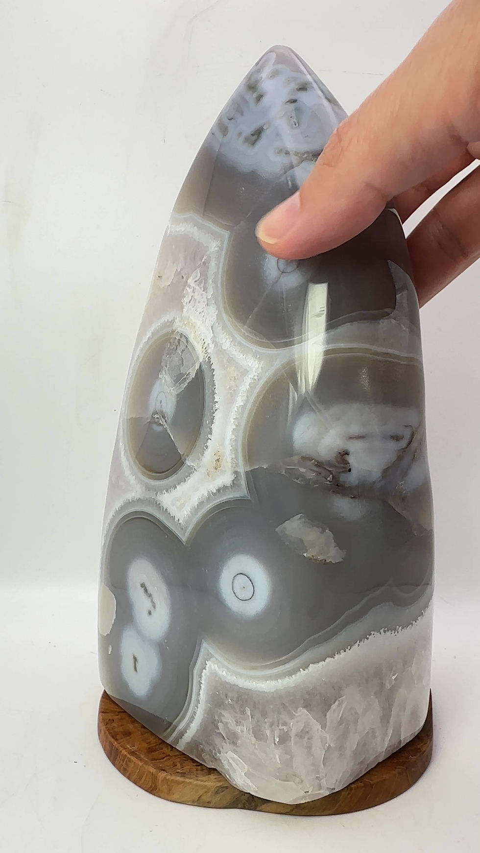 Thumbnail: Rare Large Amethyst Agate Crystal Freeform - 3.2kg