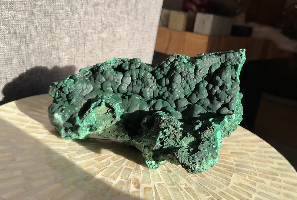 Thumbnail: Large Natural Botryoidal Malachite Specimen - 2.7kg