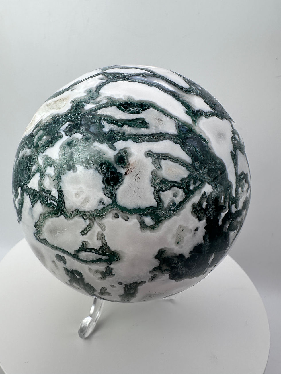 Thumbnail: Druzy Tree Agate Sphere - 1kg