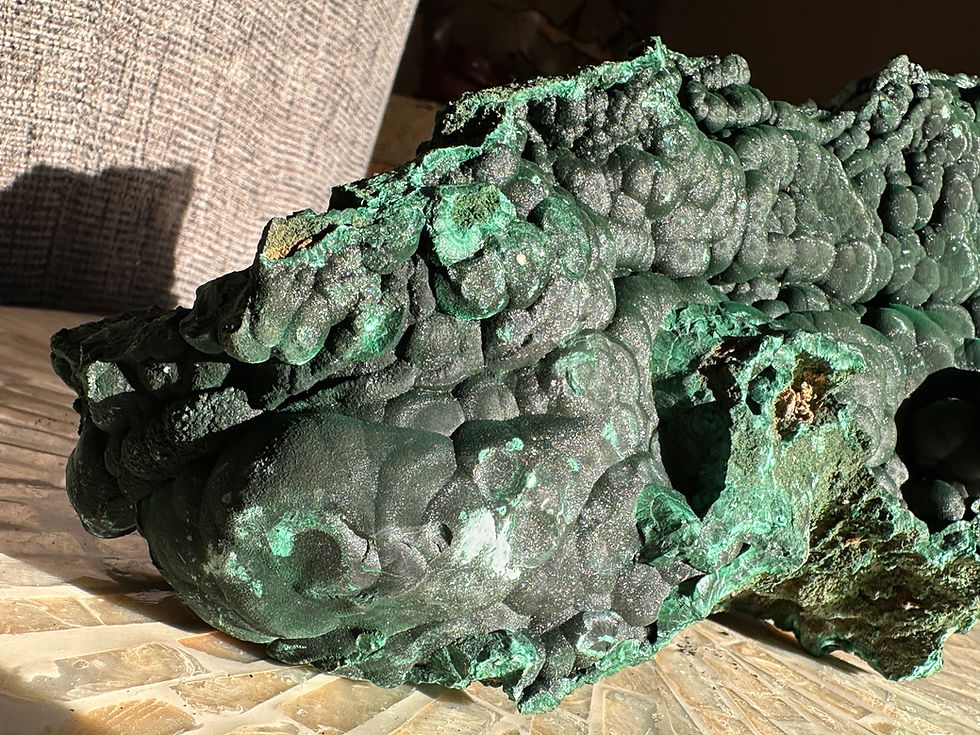 Thumbnail: Large Natural Botryoidal Malachite Specimen - 2.7kg