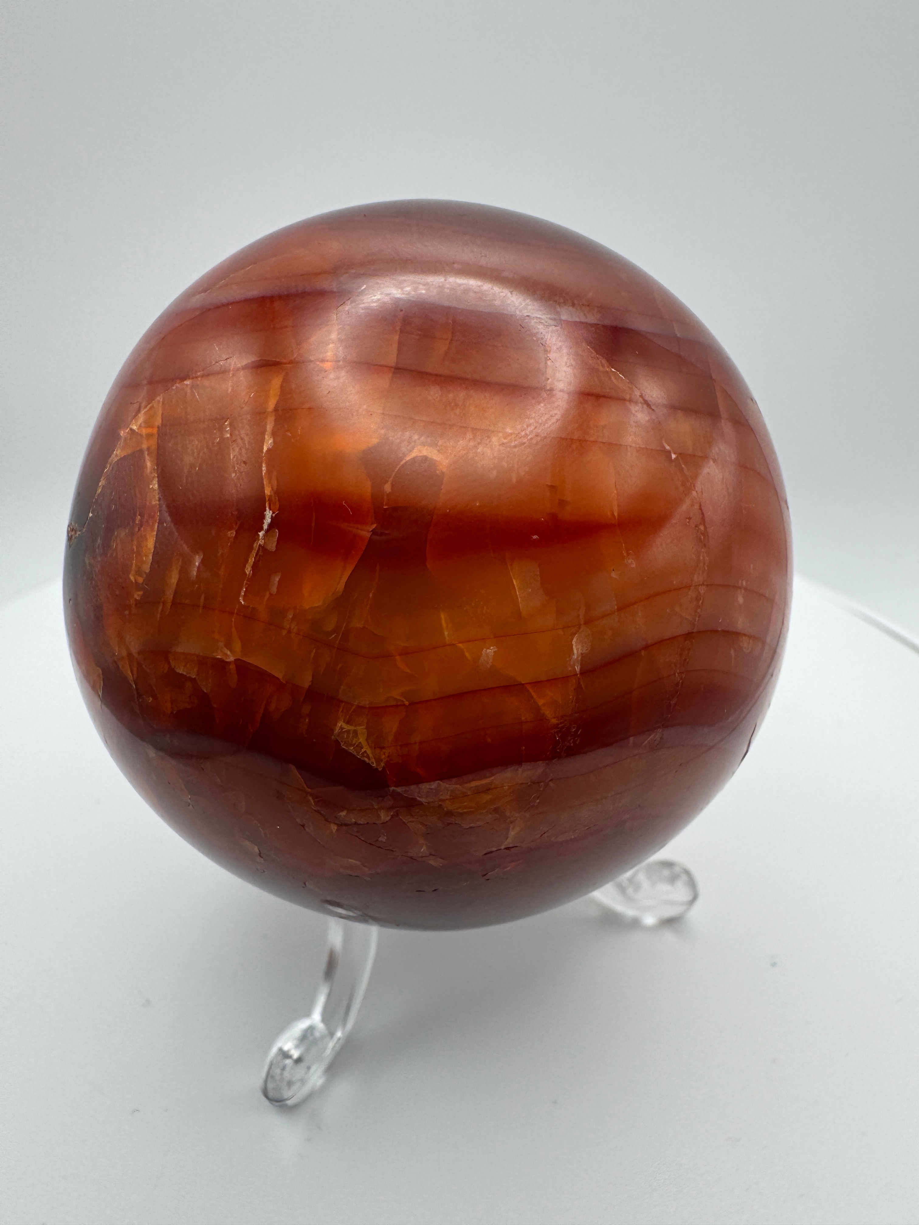 Carnelian Sphere - 386 grams