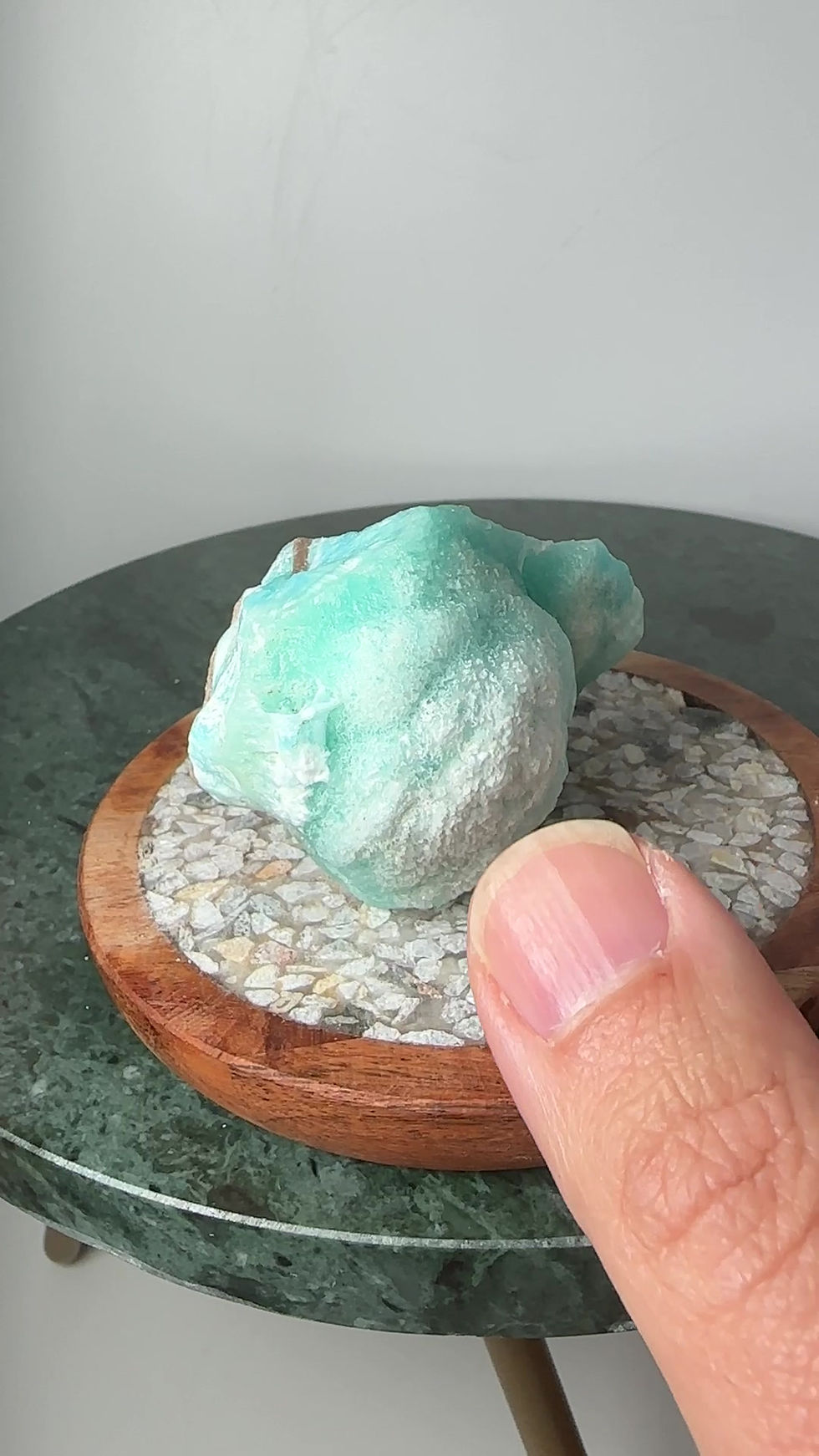 Thumbnail: Rare Blue Aragonite Specimen