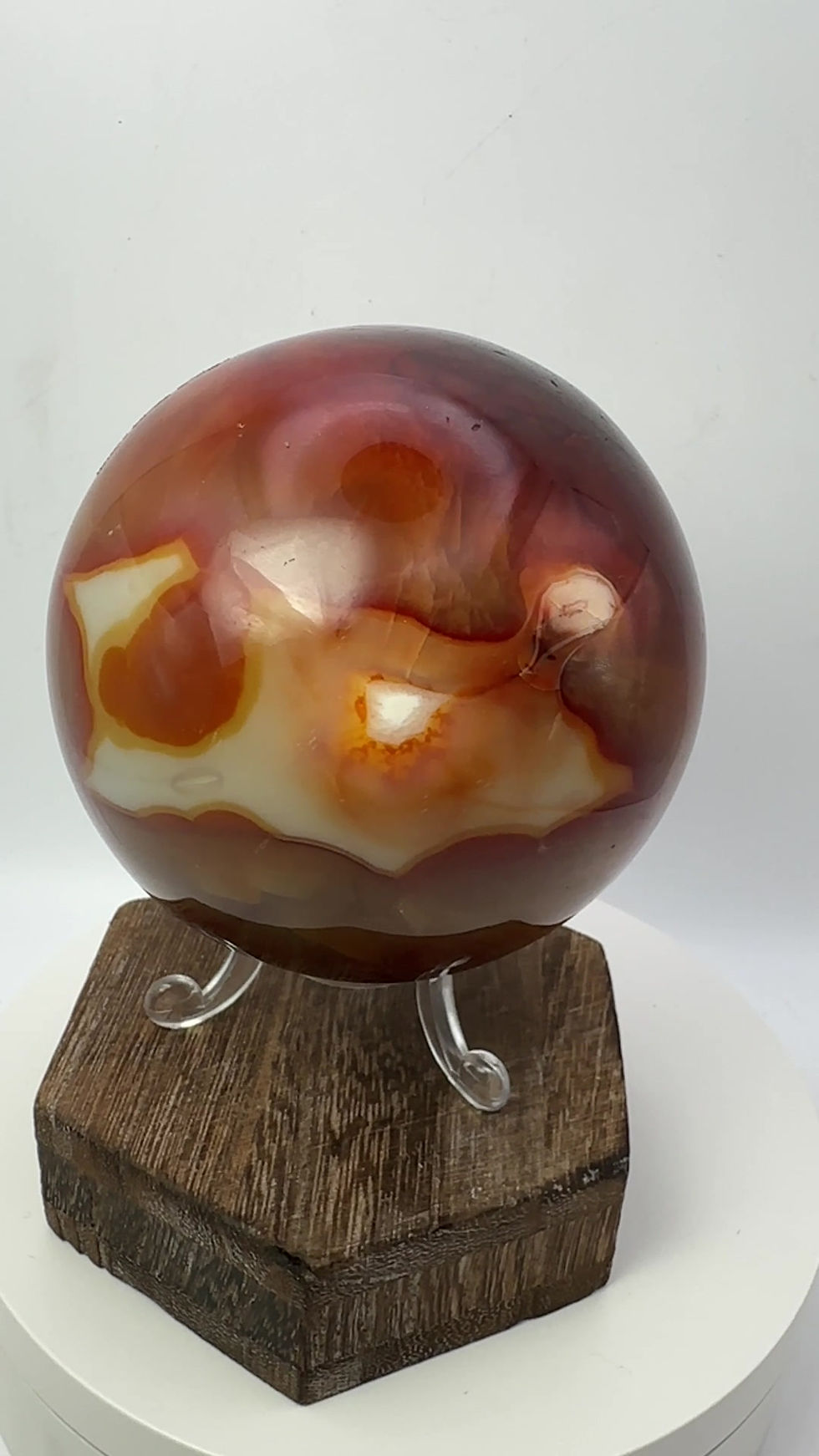 Thumbnail: Carnelian Sphere - 755 grams