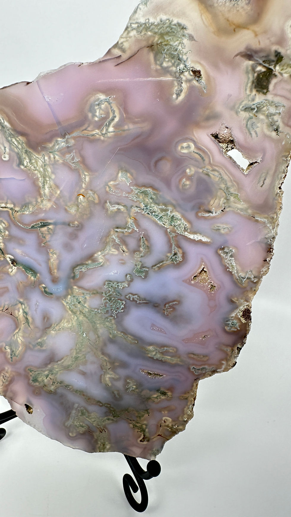 Thumbnail: Rare Purple Moss Agate Slab