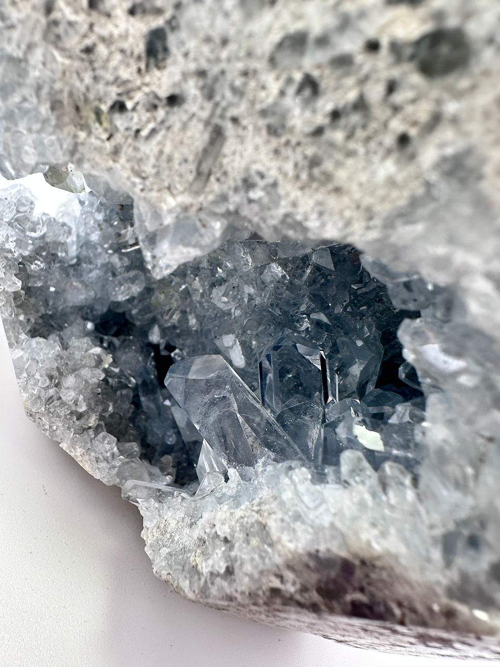 Thumbnail: Large Celestite Cluster - 1.4kg