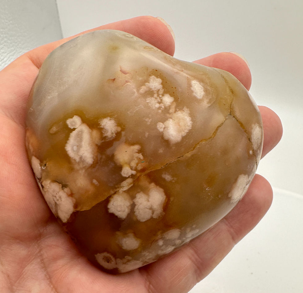 Thumbnail: Flower Agate Heart - 270g
