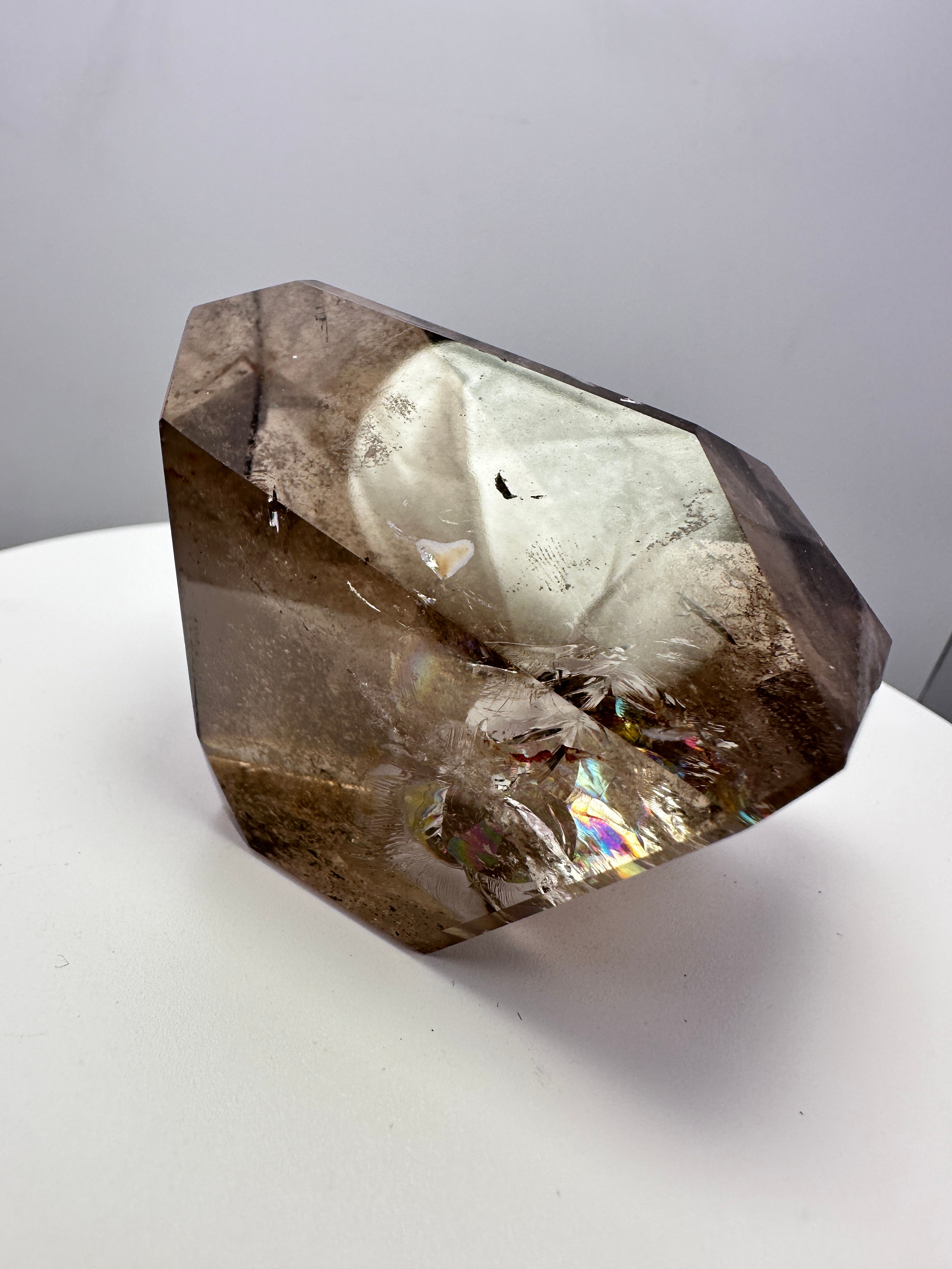 Faceted Smokey Quartz