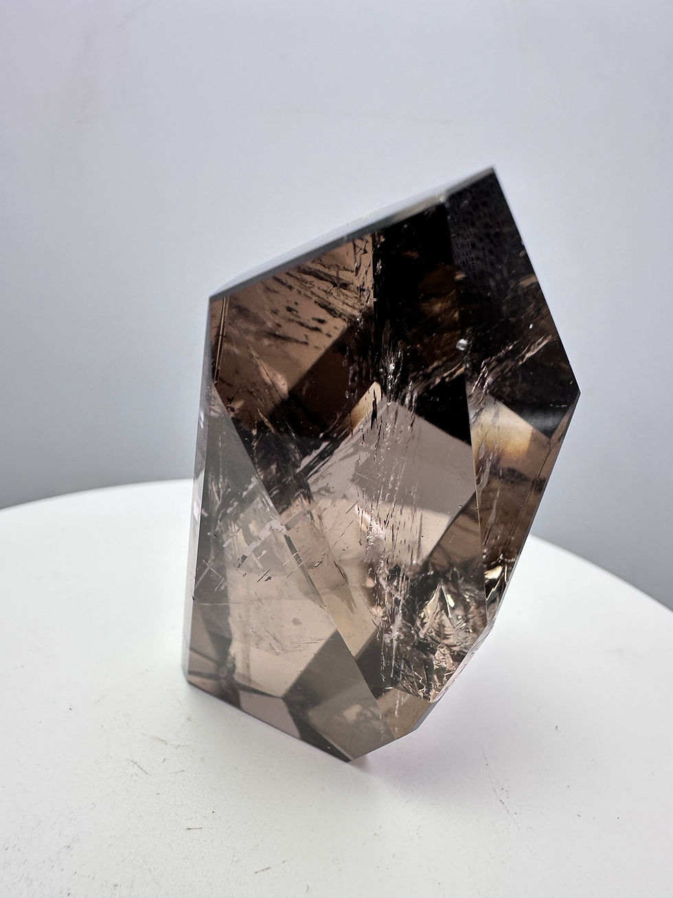 Thumbnail: Faceted Smokey Quartz