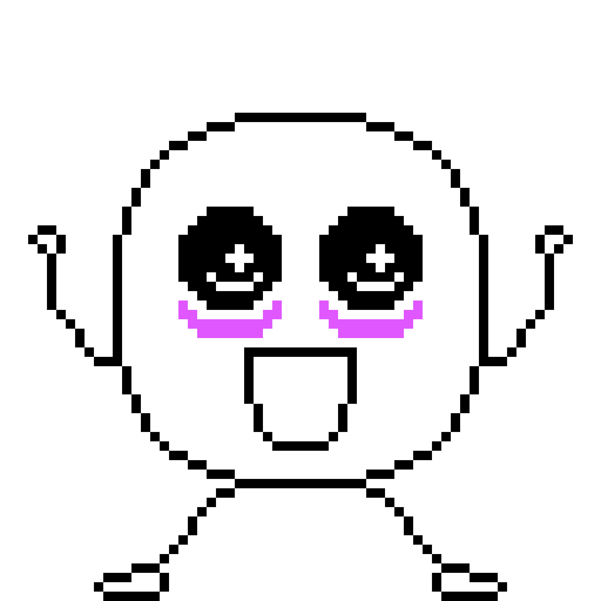 blushy character idle