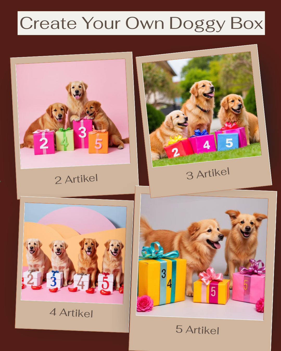 Create Your Own Doggy Box - Geschenkbox für Hunde