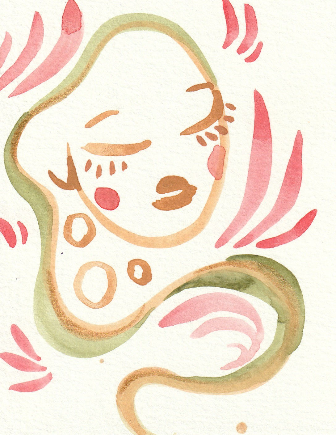"Wisp" Original Artwork 4x5