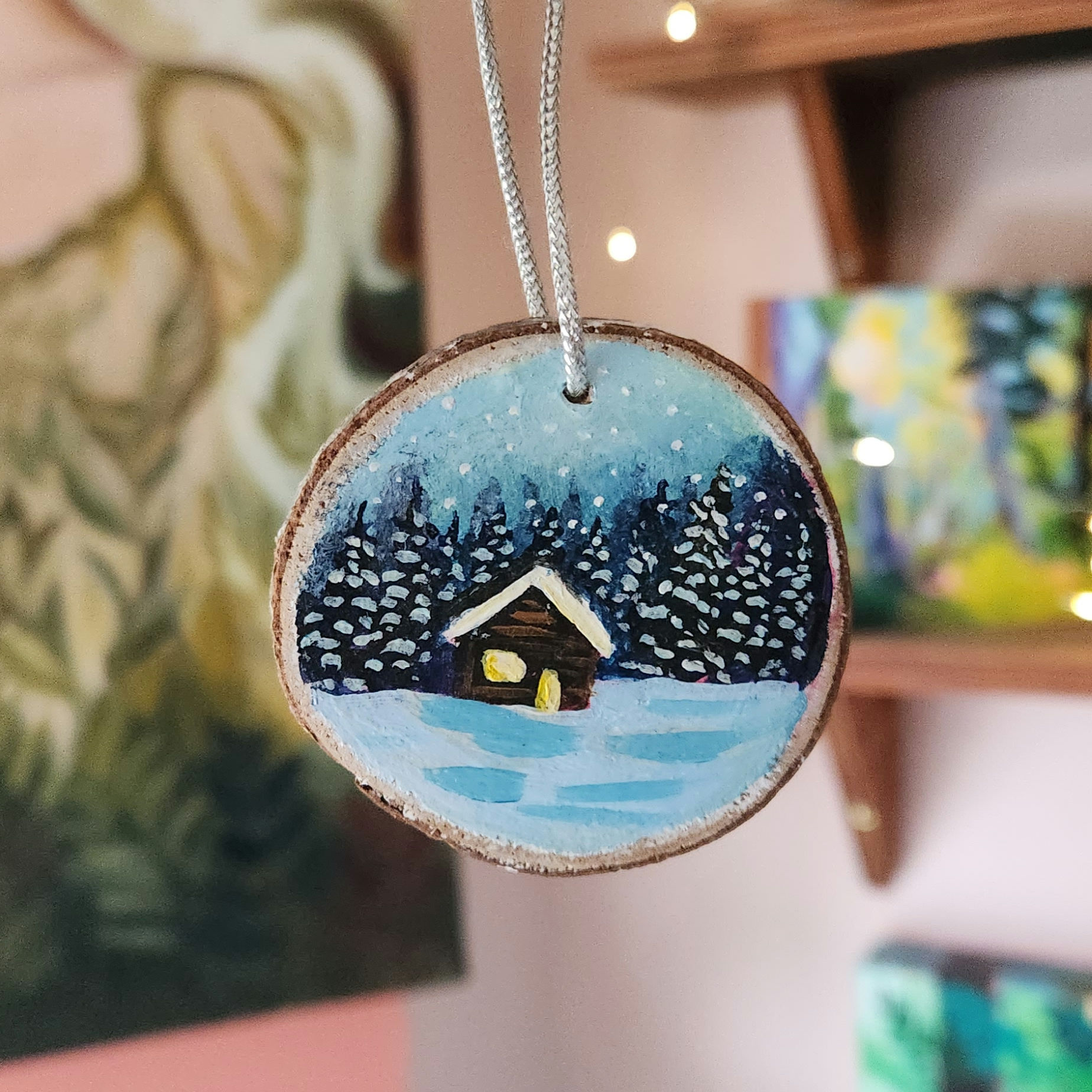 Cozy Cabin  Ornament 