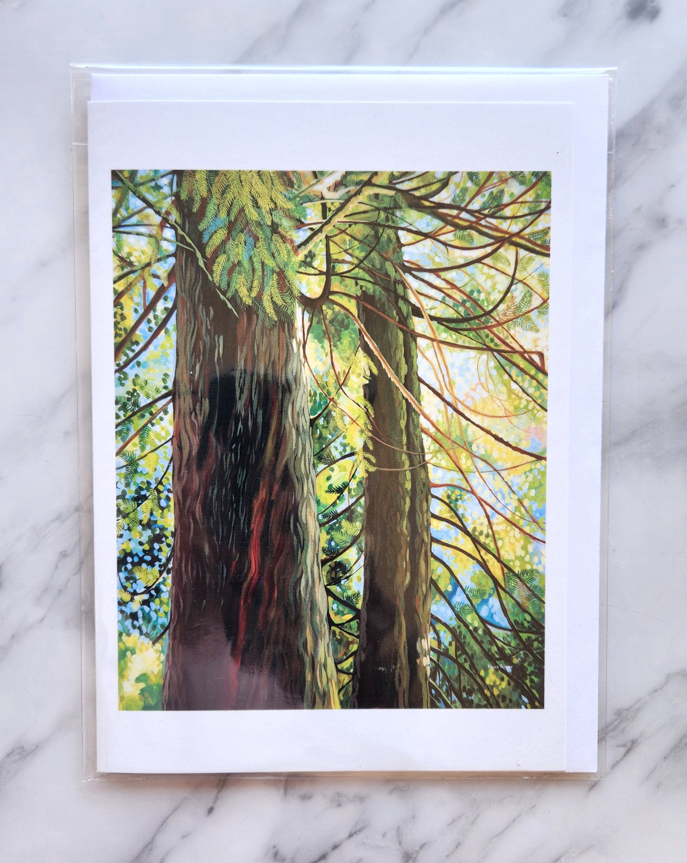 Two Cedars, Greeting Card
