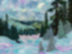 "Softened Mountain" Fine Art Giclee Prints Winter Landscape