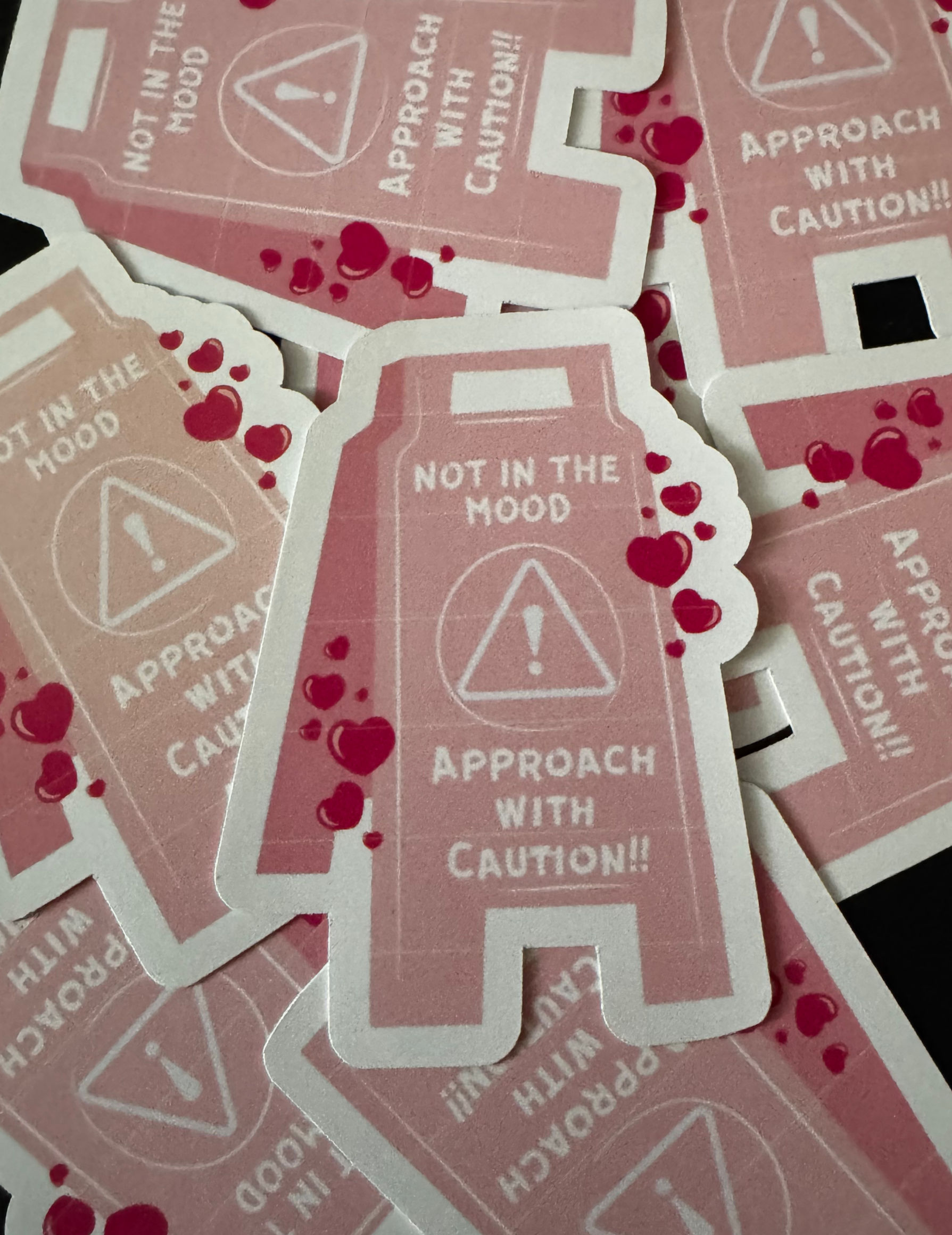 APPROACH WITH CAUTION Sticker