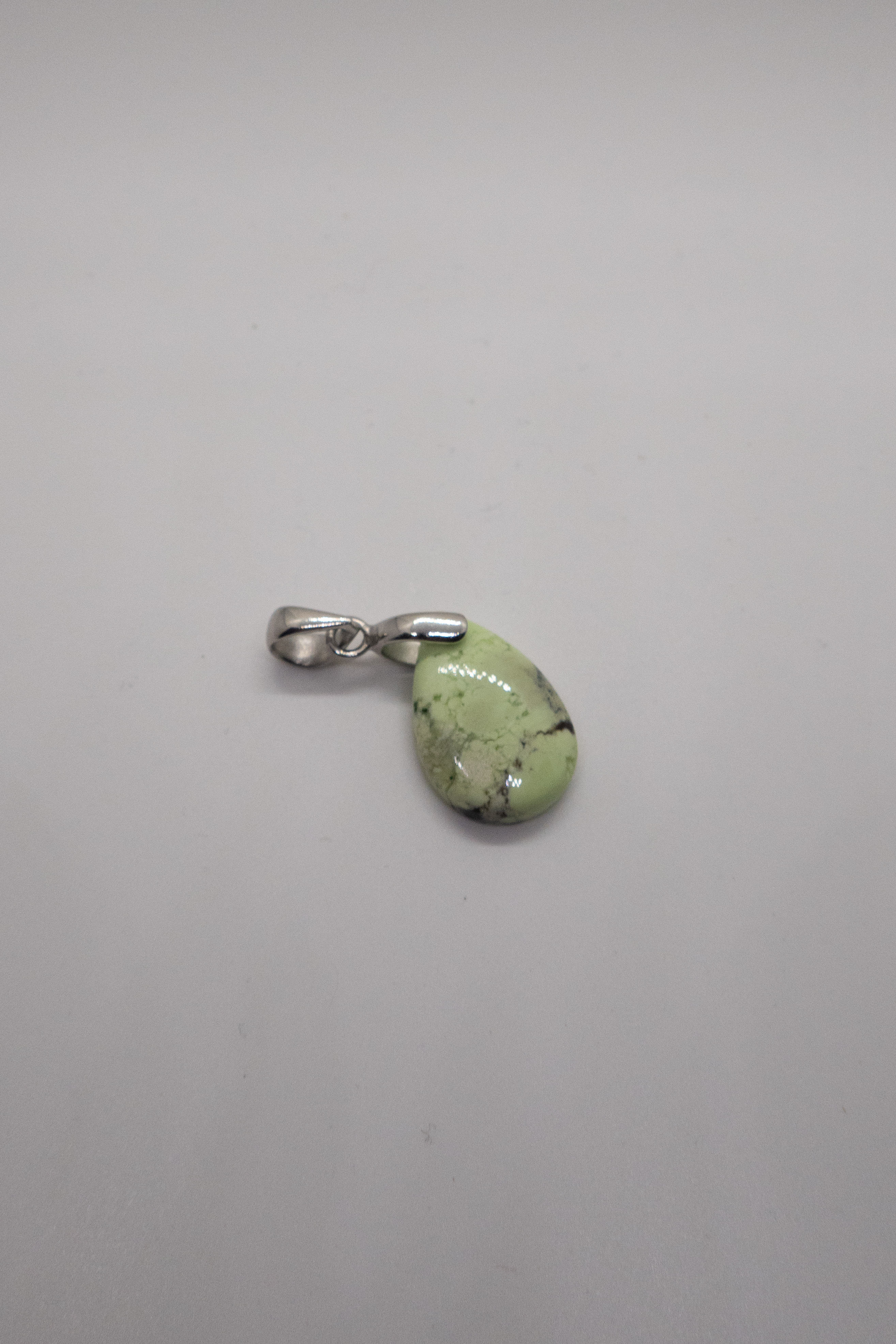 Pendentif chrysoprase - Argent 925